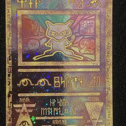 ancient mew Holo Promo 2001 Pokémon trading card