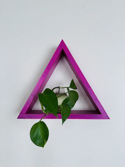 📐 Bold Geometric Accent Shelves (Set of 3)