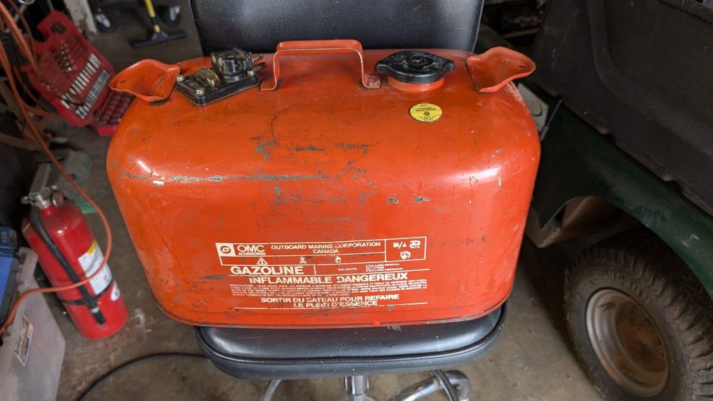 Vintage Boat Gas Tank
