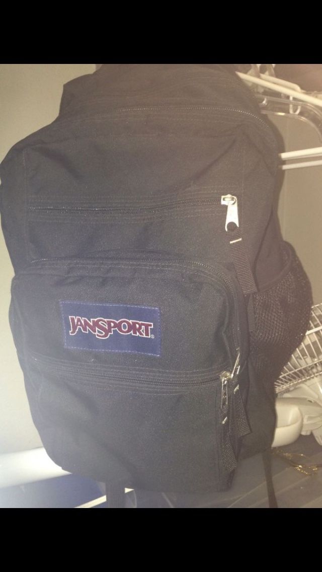 Black jansport backpack