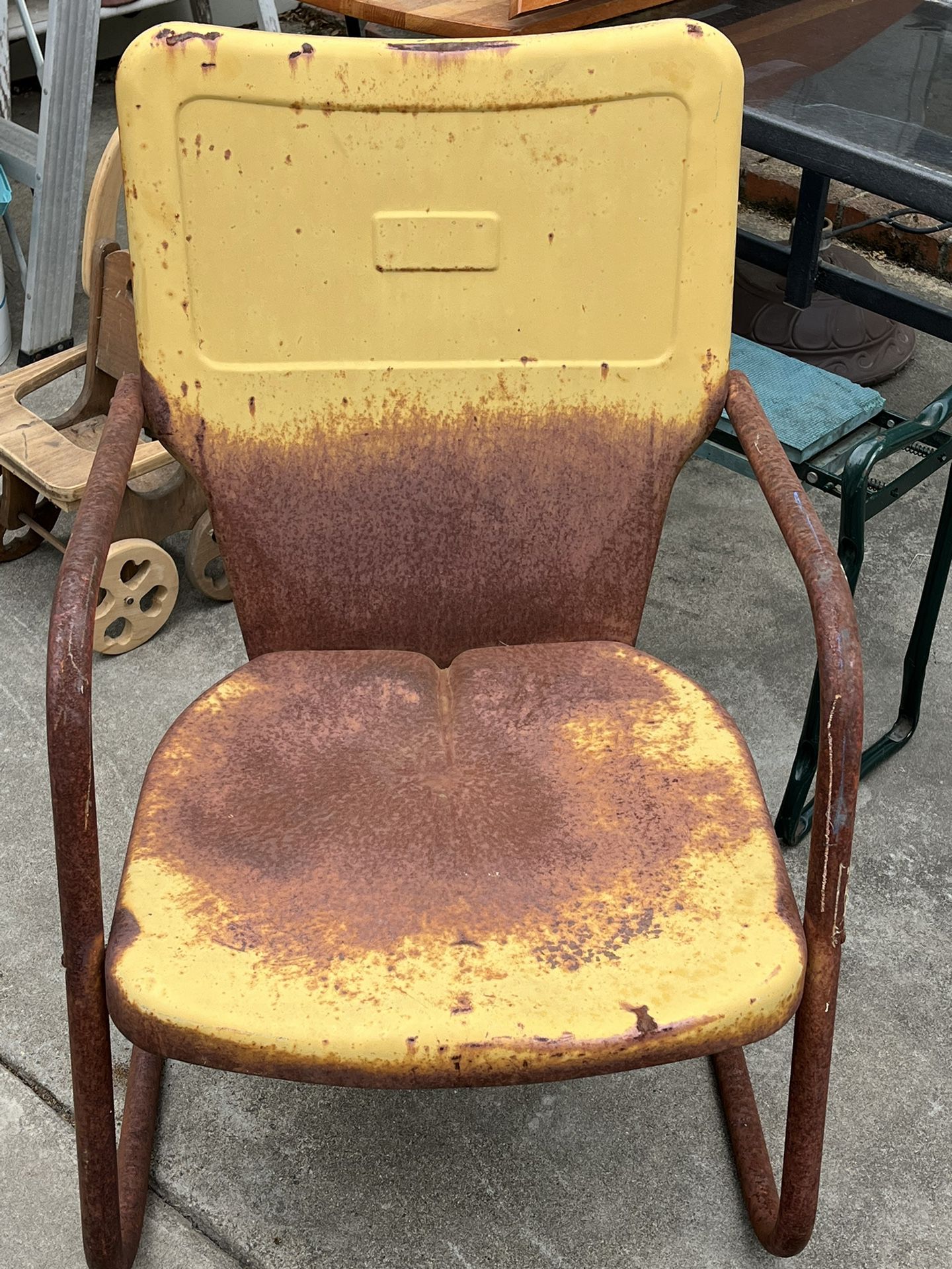 Mid-Century Metal Chair