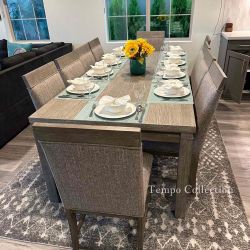 Dining Room Set Dining Table 10 Chairs