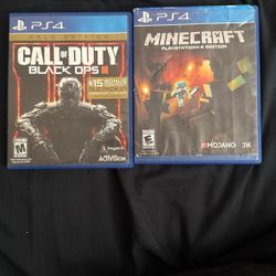 Black Ops 3 (disc) Minecraft(disc)