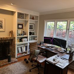 Palmer home Office Desks and Credenza 
