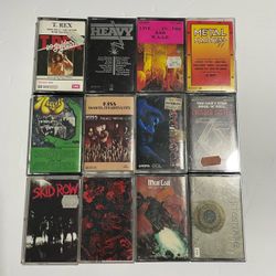 Cassette Tapes Rock Metal