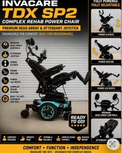 š„ 2018 INVACARE TDX SP2 COMPLEX REHAB POWER CHAIR ā PREMIUM CONTROLS š„ š° $2500 š LOCAL DELIVERY INCLUDED High-end 2018 Invacare TDX SP2 Complex