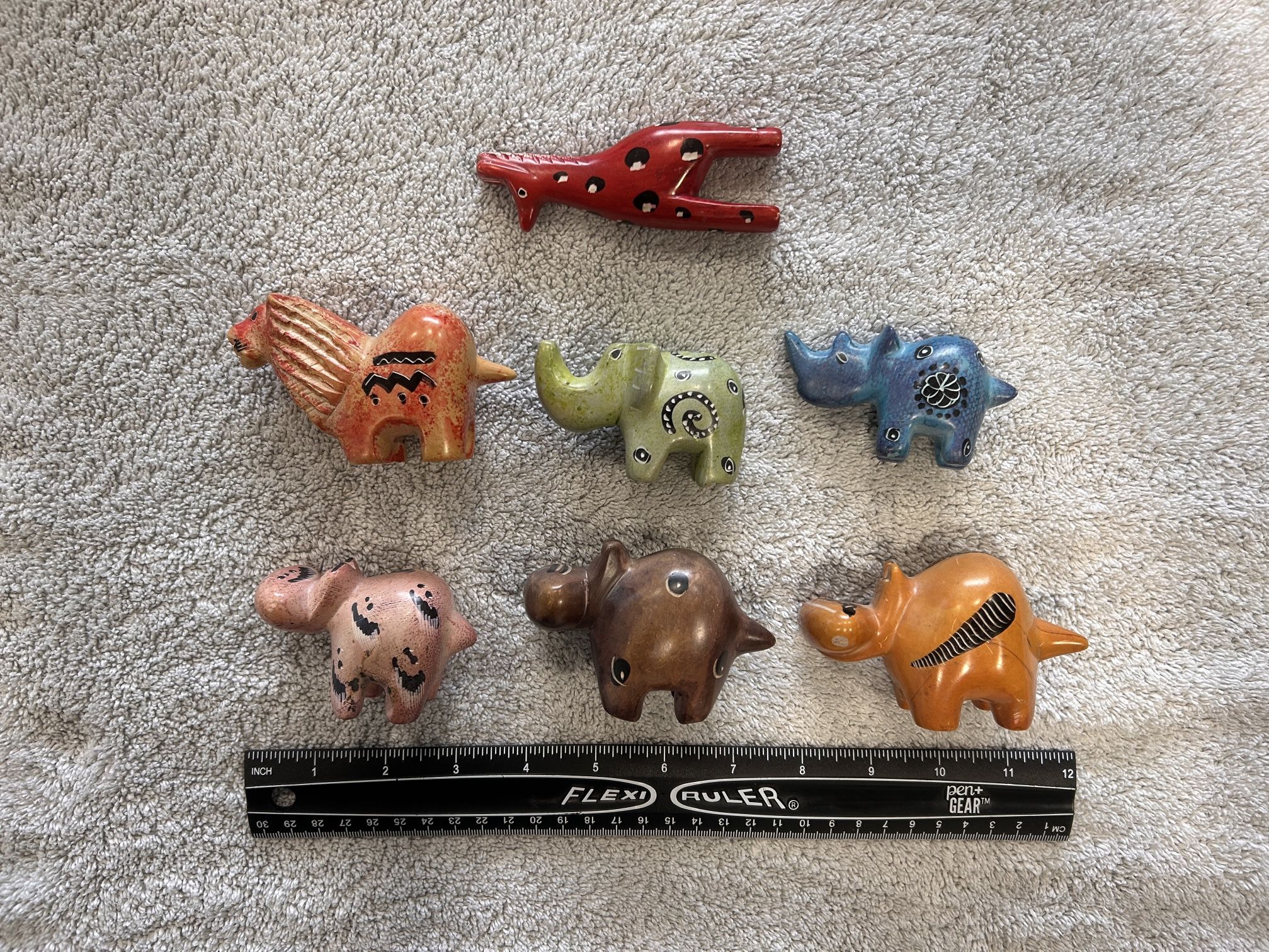 African Soap Stone Carvings From Kenya