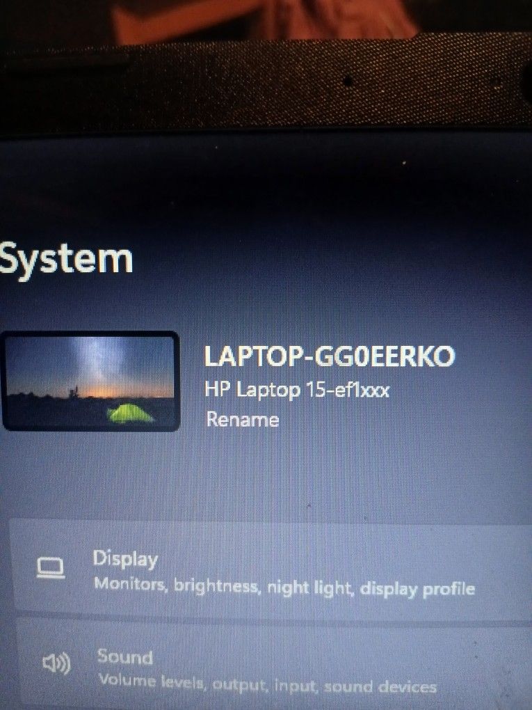 Hp Laptop ef1xxx