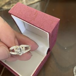 Silver Plates Ladies Girls Ring 