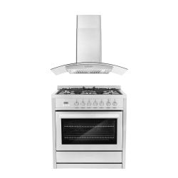 LUXURY KITCHEN APPLIANCES - New Open Box RANGE OVEN COOKTOP HOOD 