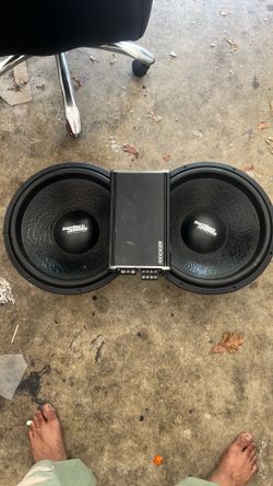 Two 15” Sub Speakers w/ Amp