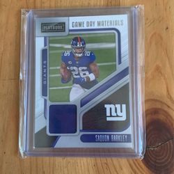 Saquon Barkley Patch Card