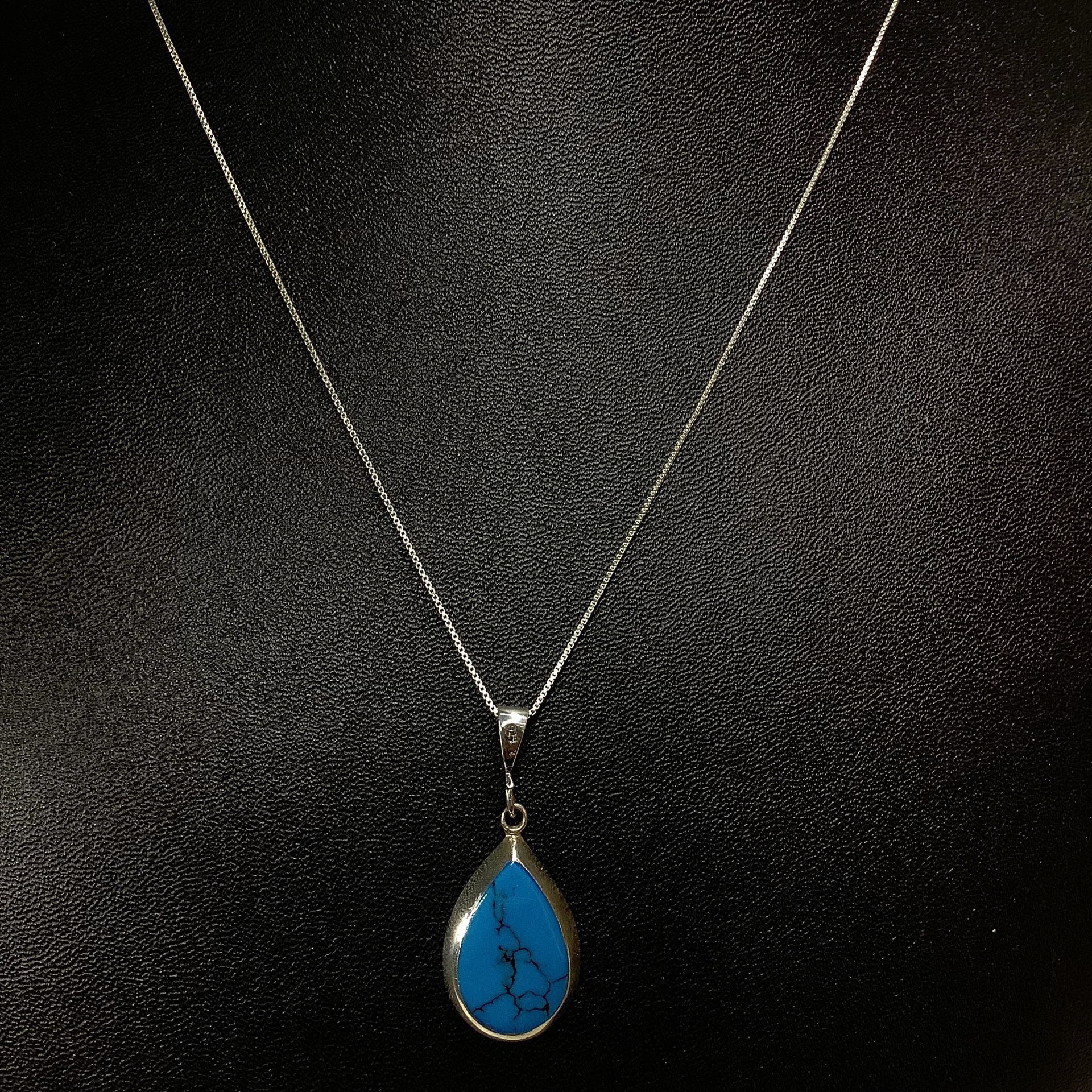 Sterling Silver Turquoise Necklace