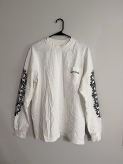 Chrome Hearts White Long Sleeve Pocket Tee