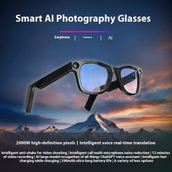 Smart Camera Glasses – HD Recording, Voice Calls & Real-Time AI Features