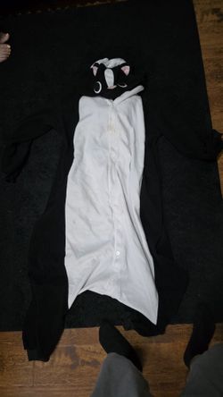 Adult Skunk Onesie Pajamas Small/Medium