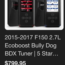 Bully Dog BDX Performance Programmer 2015-2017 2.7L Eco Boost Tuner