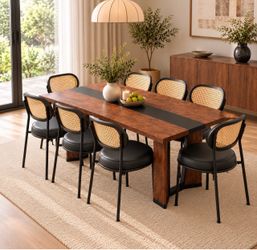 Dining table with 8 chairs