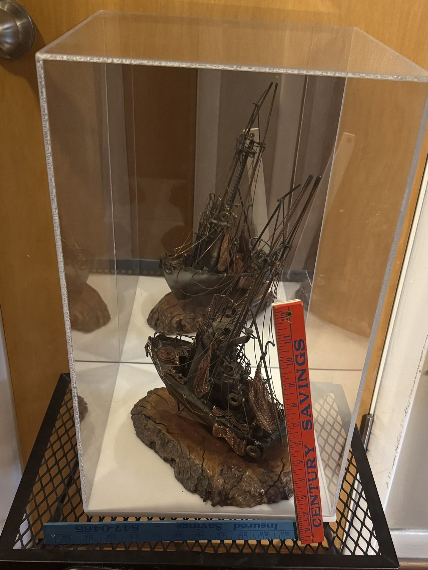 Ship In Plexiglass Case