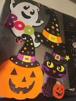 Halloween felt  figures  box 36