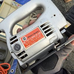 Black & Decker jigsaw old model made in USA new condition 
