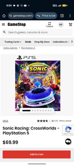 Sonic Cross world PlayStation 5