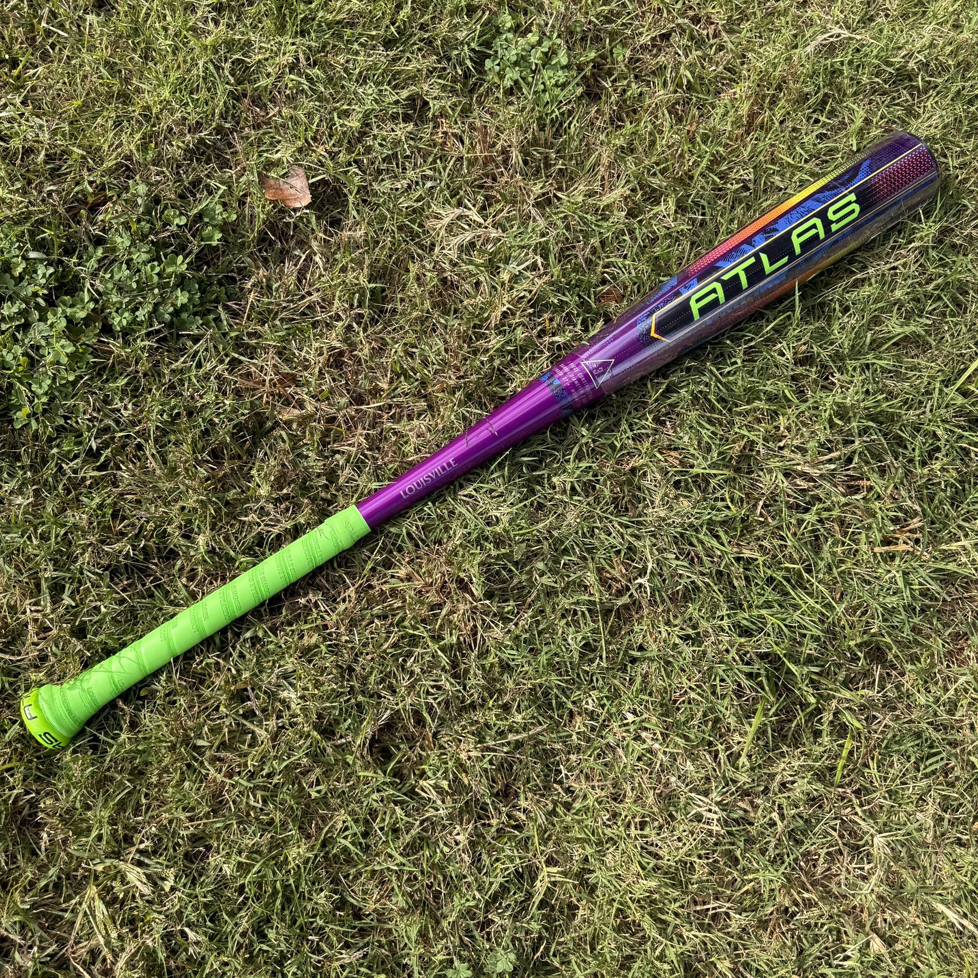 Louisville Slugger Atlas Neon Energy Limited Edition BBCOR Bat 2025 (32”, -3)