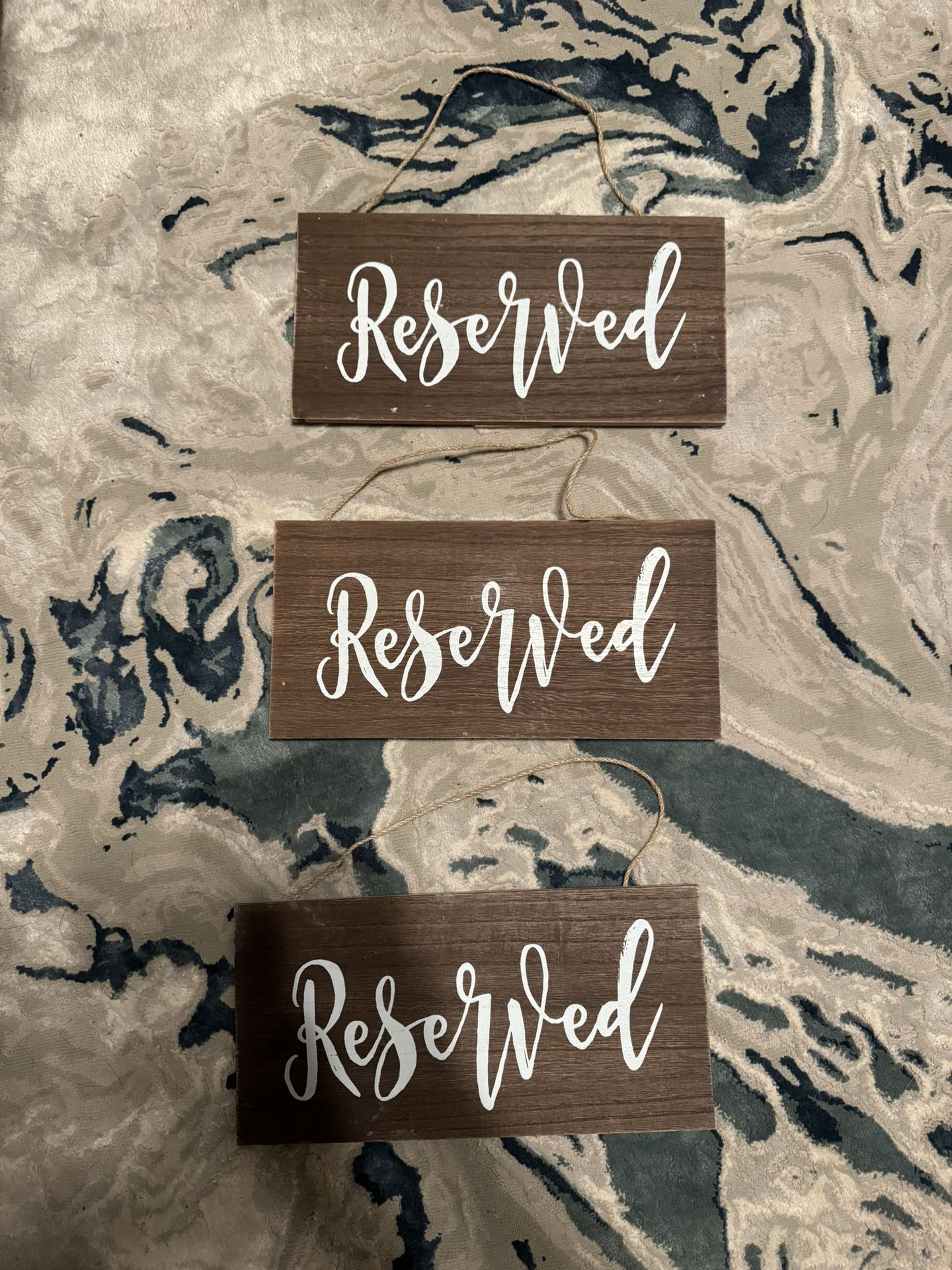 Reserved Signs