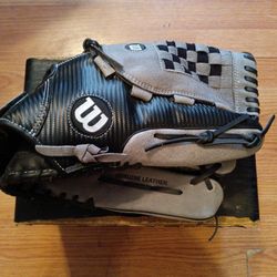 WILSON black & grey large baseball glove