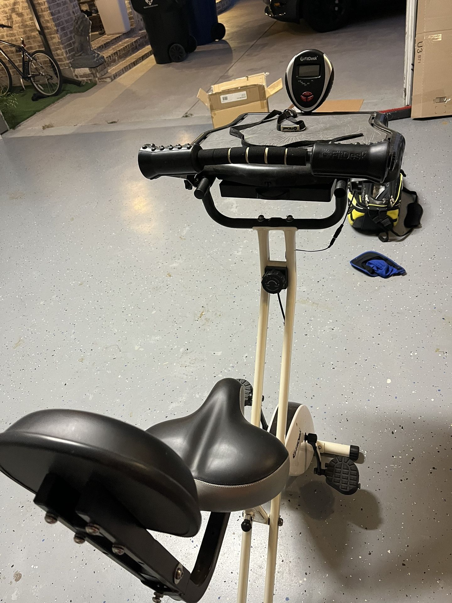 Fitdesk Stationary Bike For 99$ OBO