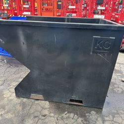 2 Cubic Yards KC Skit Steer Dumping Hopper 