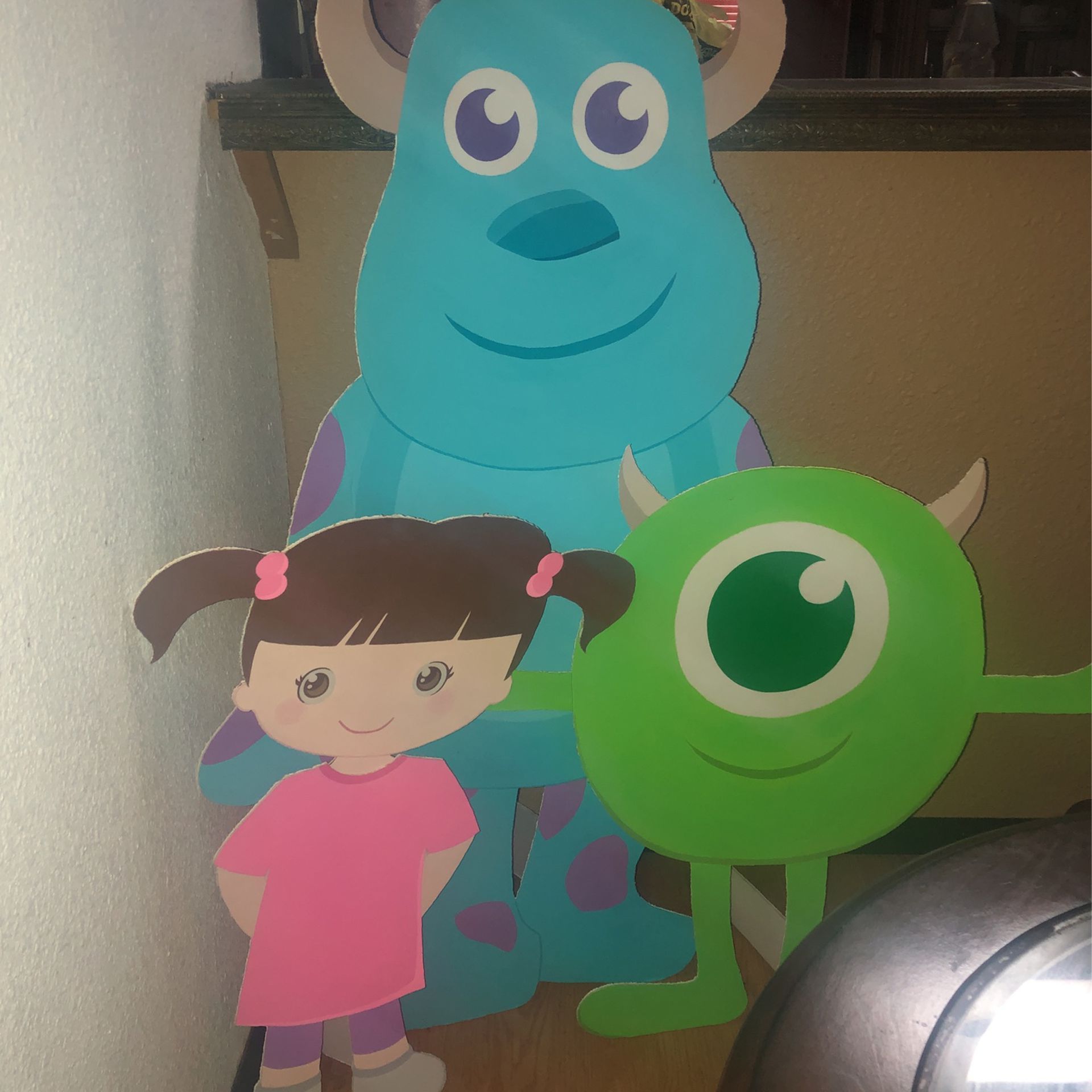 Monster Inc Cutouts And Back Drop