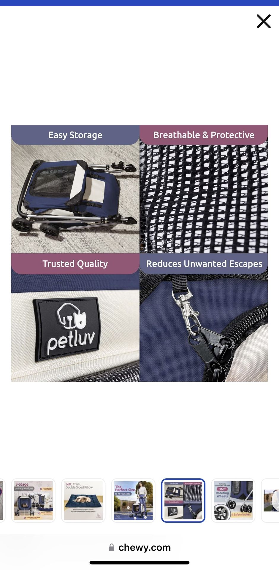 Pet Stroller And Travel Crate