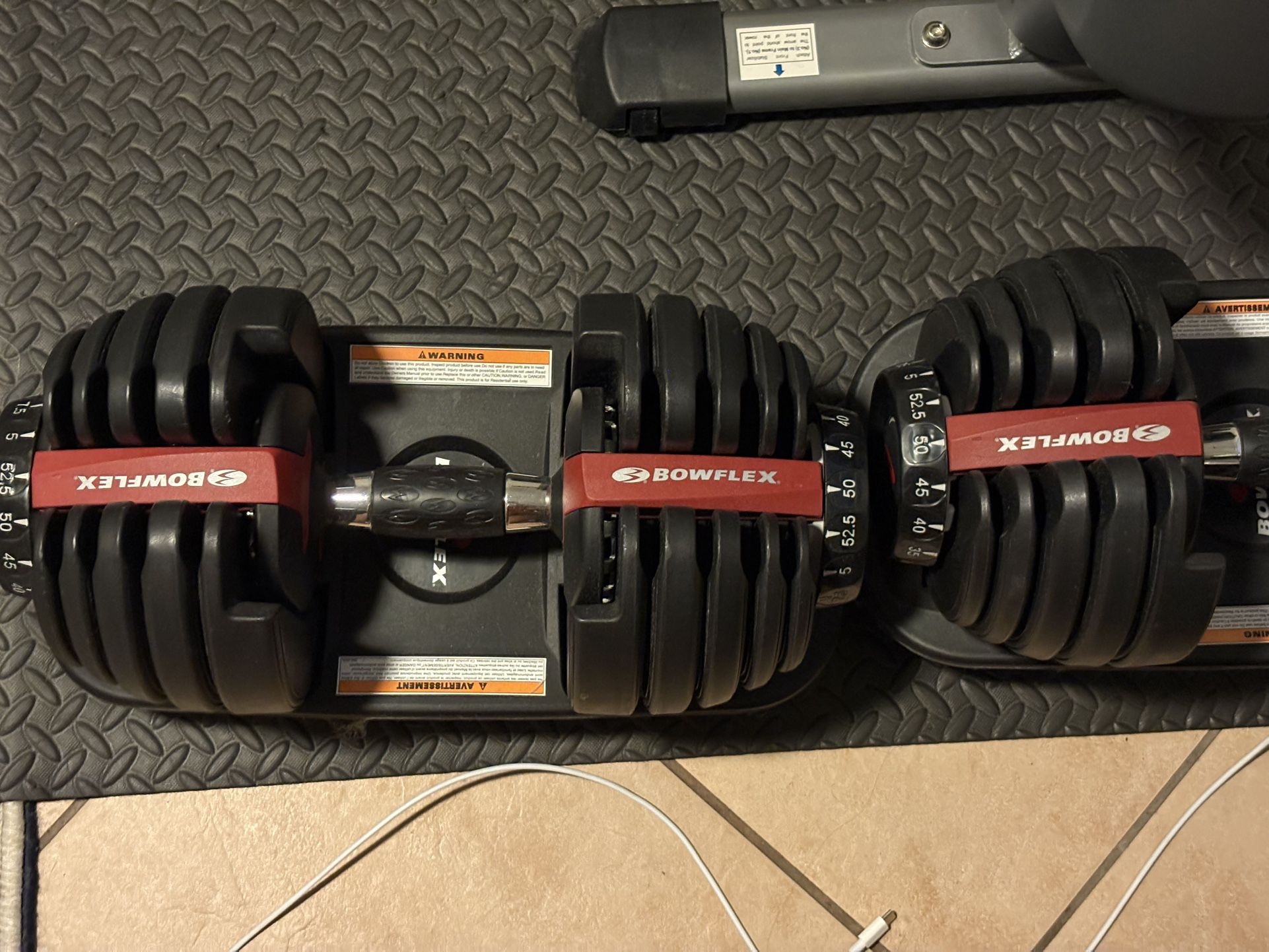 Bowflex dumbbells