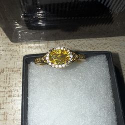 2.84 Gram Ring Citrine Stone