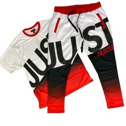Big and Tall Men's "Just Hustle" Pant Set