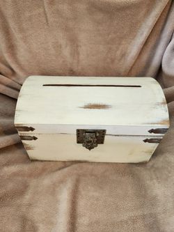 Brown Wood Wedding Card Box, Hobby Lobby