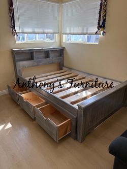New Full Bed With Drawers