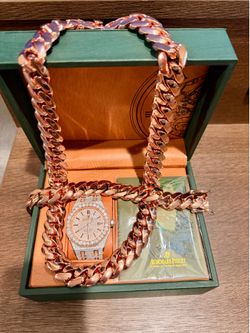 AP Watch two tone with rose gold