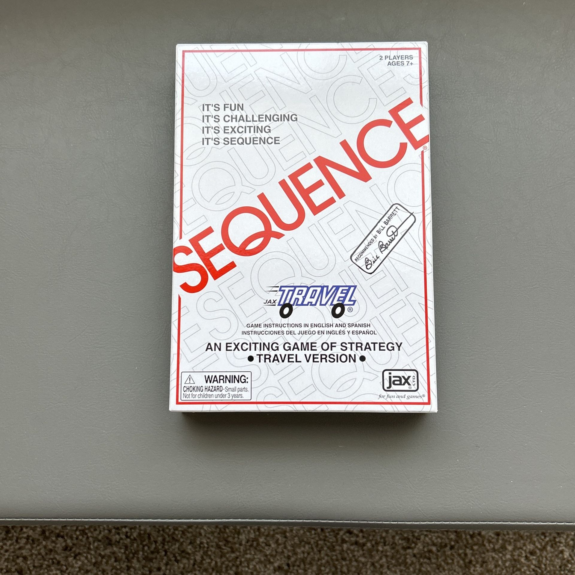 Travel game Sequence