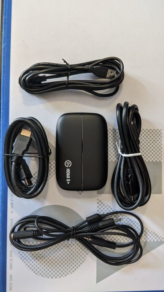 Elgato HD 60 S+ With all Cables + Chat Link 