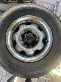 R14 tires from a Toyota pick up