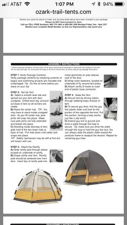Tent Northwest territory first up tent