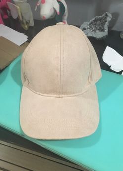 Suede baseball hat cap