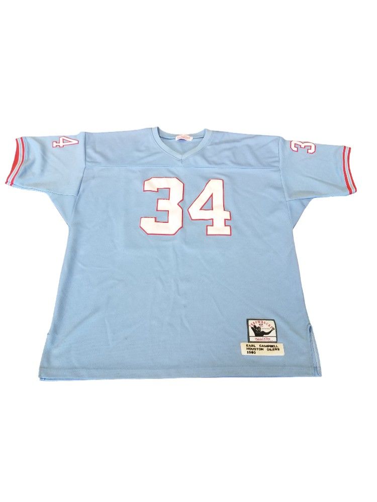 Vintage Mitchell ness Oilers Earl Campbell Jersey $100 (Good Condition) WE ONLY SHIP!