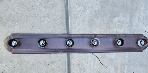 6-light Bronze Vanity Light