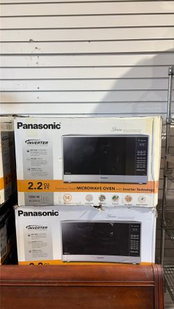New Panasonic 24” 2.2 Cubic Ft 1250 Watt Countertop Microwave
