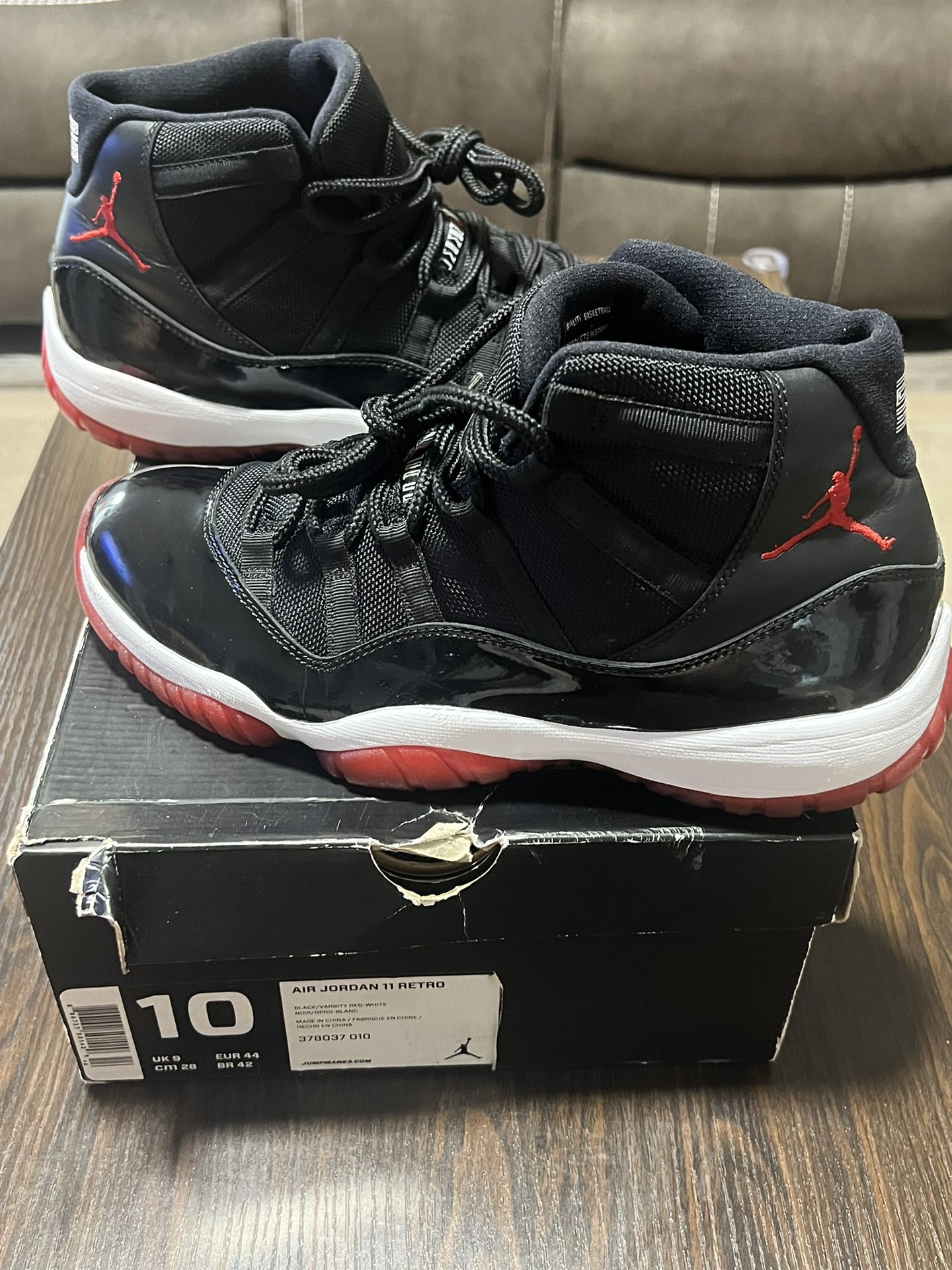 Air Jordan 11 retro bred 2012 Men’s 10 SKU-378037-010