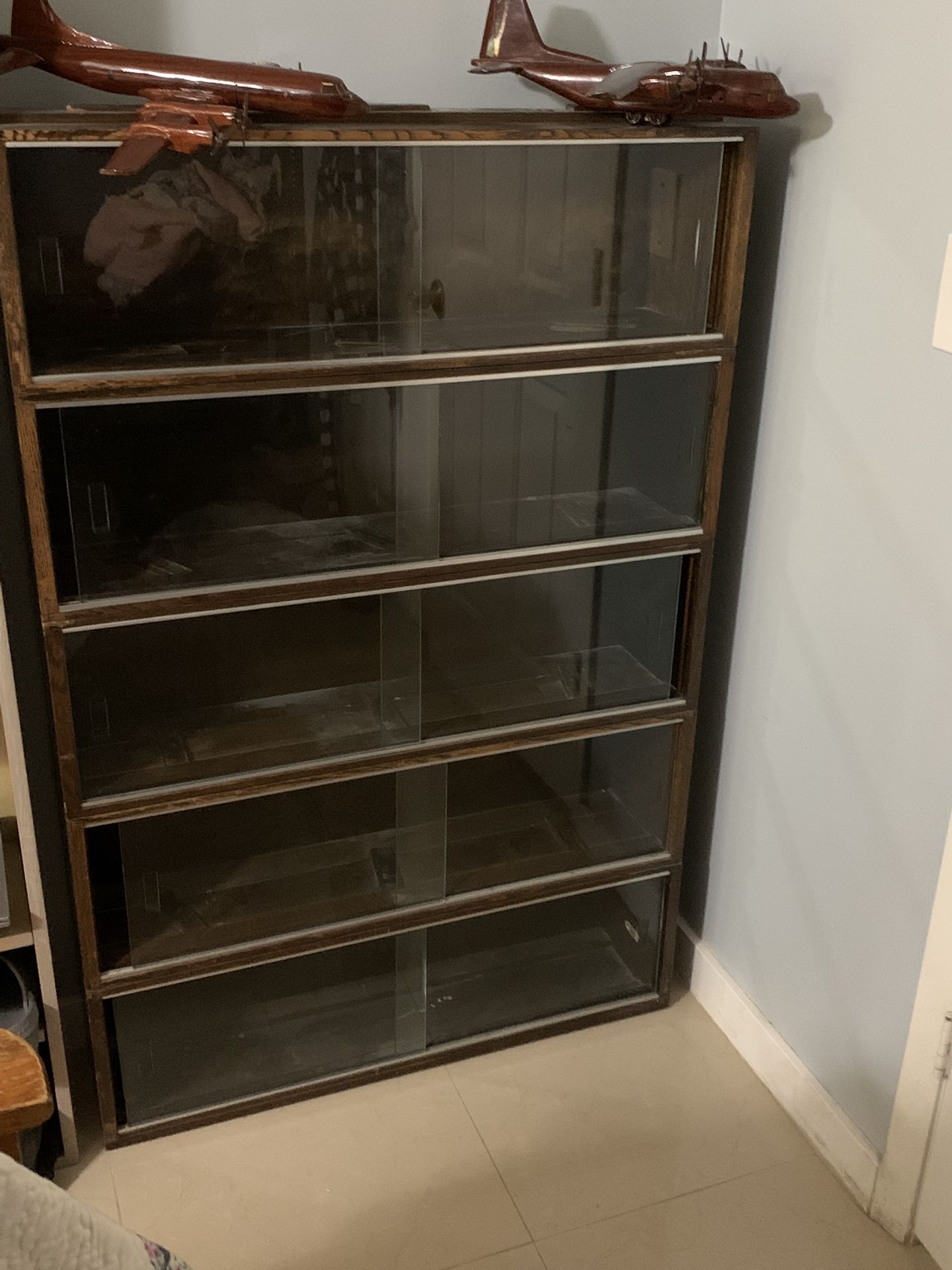 Set Of Six Stackable Bookshelves Minty Oxford Brand