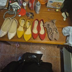 4pairs Size 10 Ladies Dress Shoes